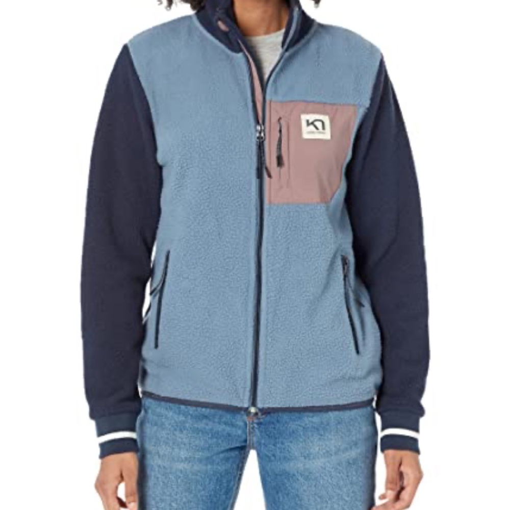 JLN Rothe Midlayer fleece jacket multi blue